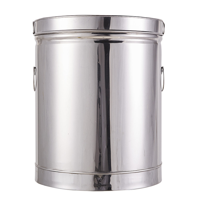 不锈钢30斤大号米桶密封防潮防虫 15kg储米箱面粉桶粮食带盖桶