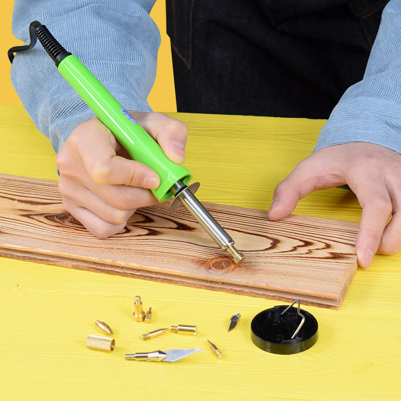 勒塔电烙笔烫花工具电烙铁套装葫芦画电铬铁刀头电烙铁