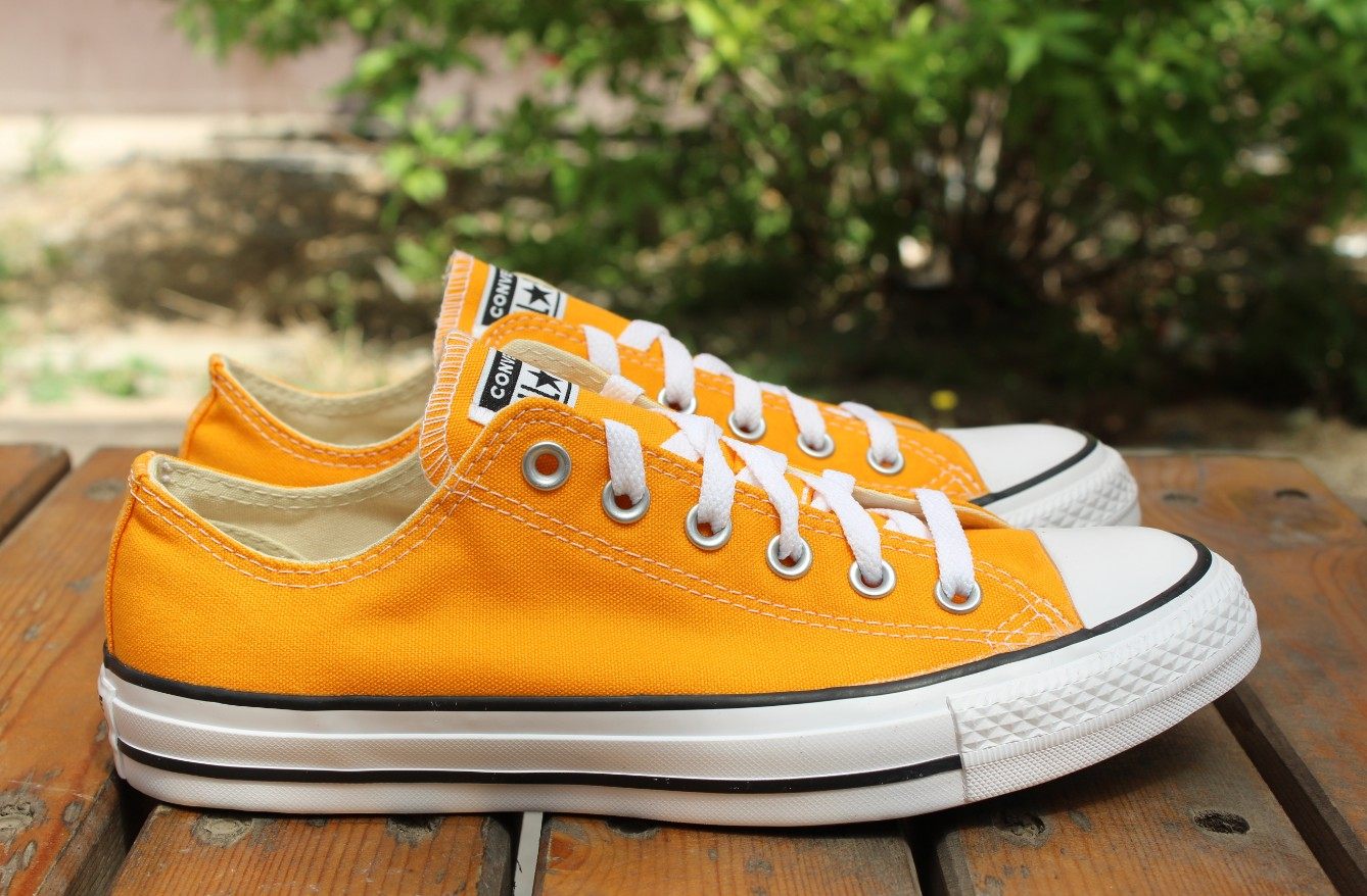 converse匡威黄色男女女款情侣款低帮帆布鞋130129c帆布鞋