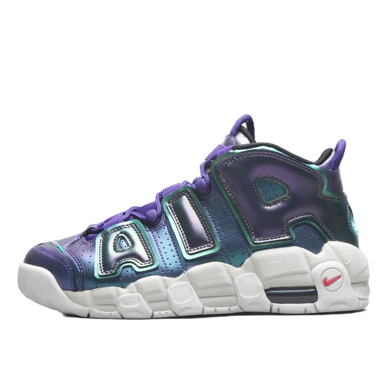 烽火nikeairmoreuptempo电光紫皮air篮球球鞋篮球鞋