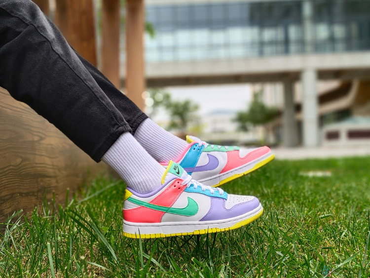 烽火nikedunklow复活节彩蛋糖果鸳鸯女子休闲篮球鞋