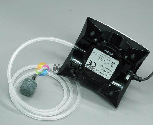 包邮eiko英光章鱼超静音气泵1000 2000单头氧气泵送气管气石