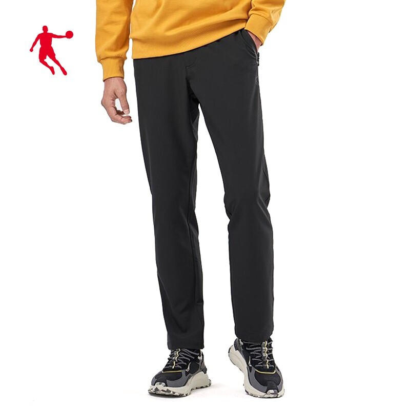 商场同款乔丹梭织运动裤男长裤2021户外单层运动长裤