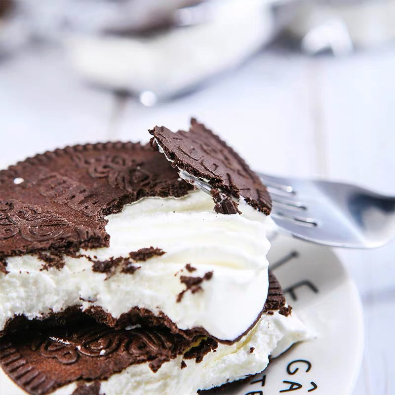 华银真尚奥卡龙奥利奥夹心香草曲奇口味冰淇淋冰淇淋