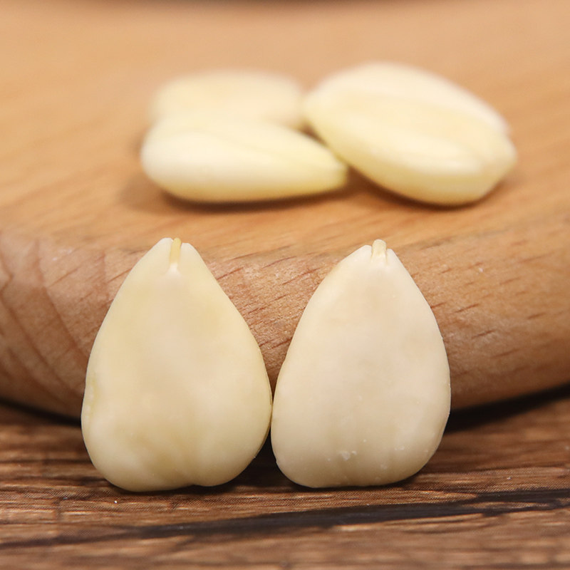 杏仁新货原味露露白杏仁生甜去皮原料烘焙500g杏仁