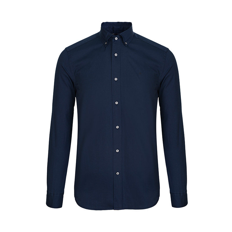 calvinklein凯文克莱男士衬衫秋冬新款时尚休闲纯棉翻领衬衫