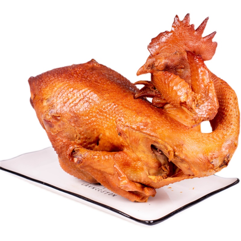 哈信诚东北一只2斤酒菜熏酱下熟食特产鸡柴鸡熏鸡肉零食