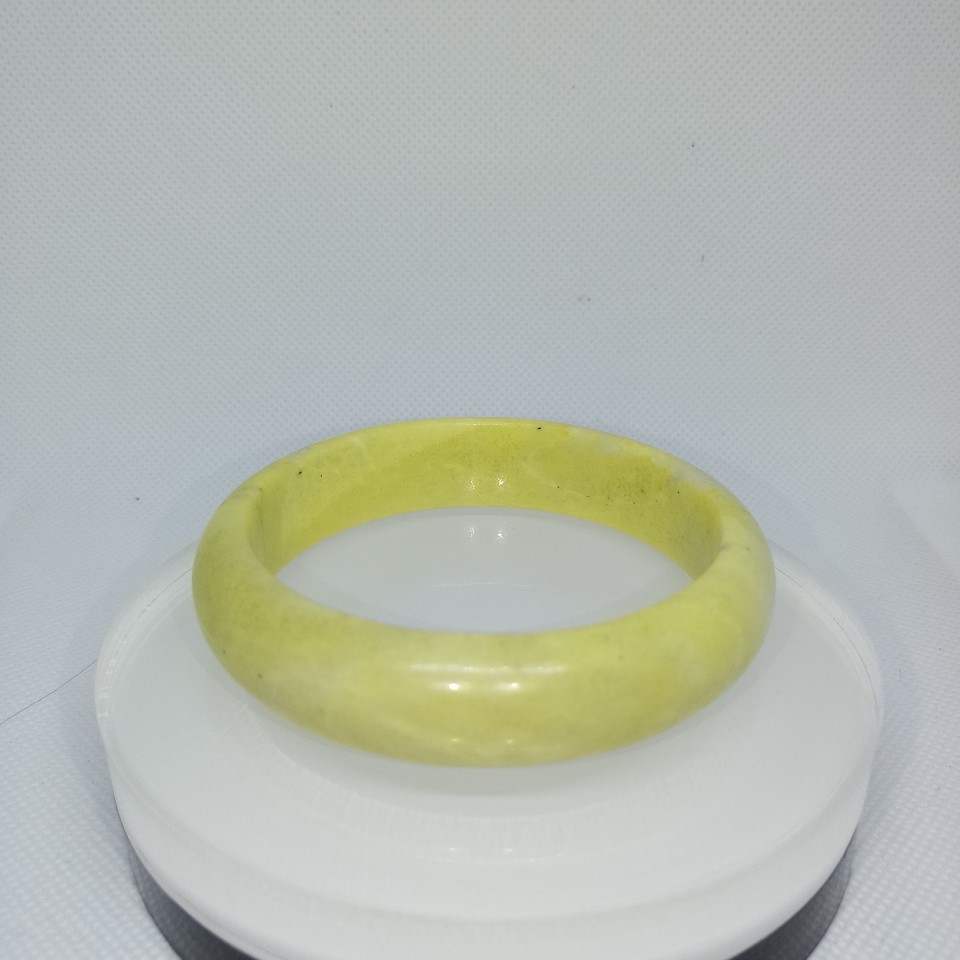 天然水晶含硒菜花玉常规手镯方镯手链少女时尚原矿