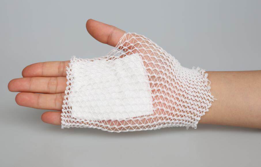 弹力绷带网状医用弹性套头头套骨折包扎网套运动护具