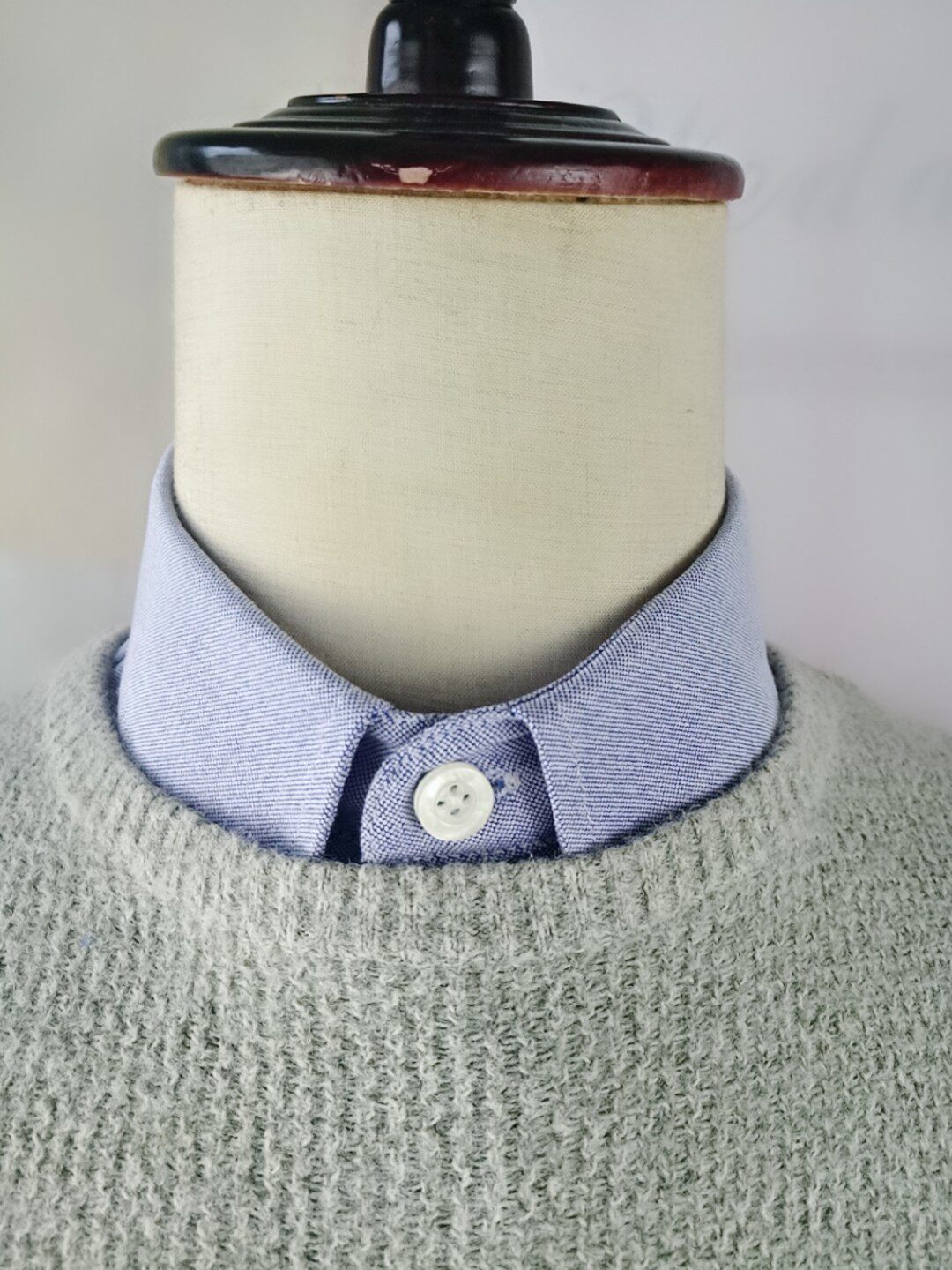 单郎纯棉牛津衬衫衣领领子男女通用尖领方百搭假领