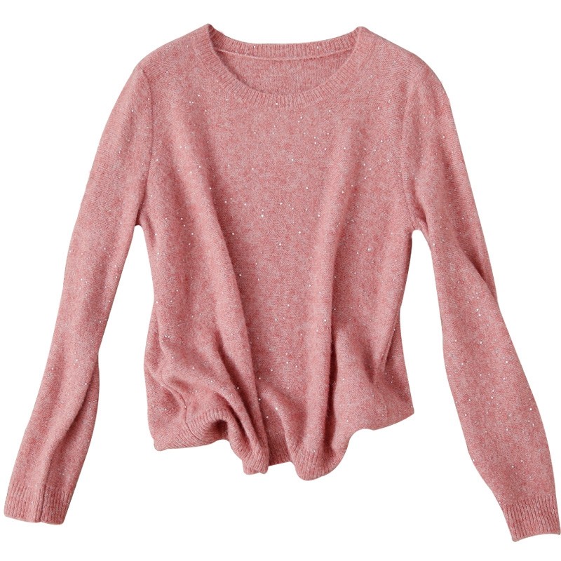 2020年新款爆款鹤绒高级感欧新年蜜桃粉色星空手套