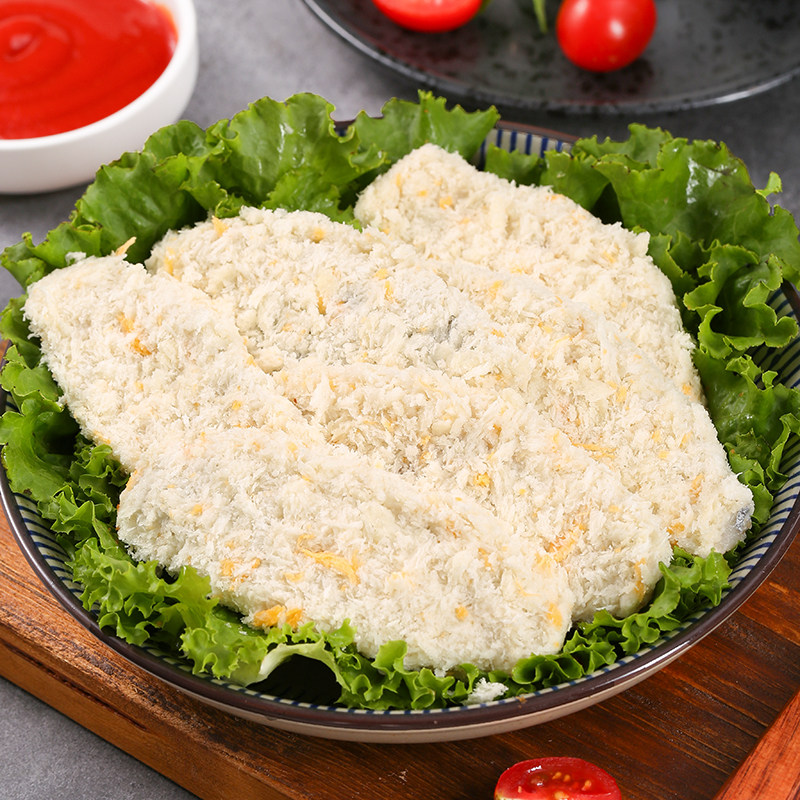 深海鳕鱼鱼排冷冻半成品商用油炸小吃330g3盒鳕鱼