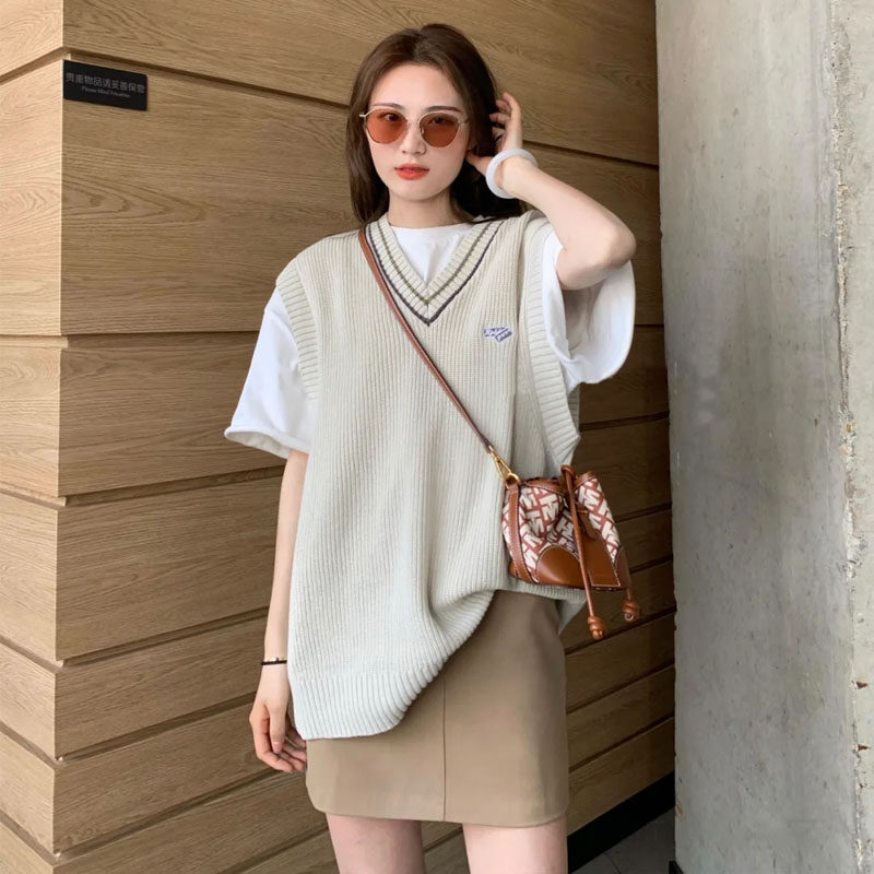 春款2021新款早春穿搭网红时尚减龄洋气可盐时尚套装