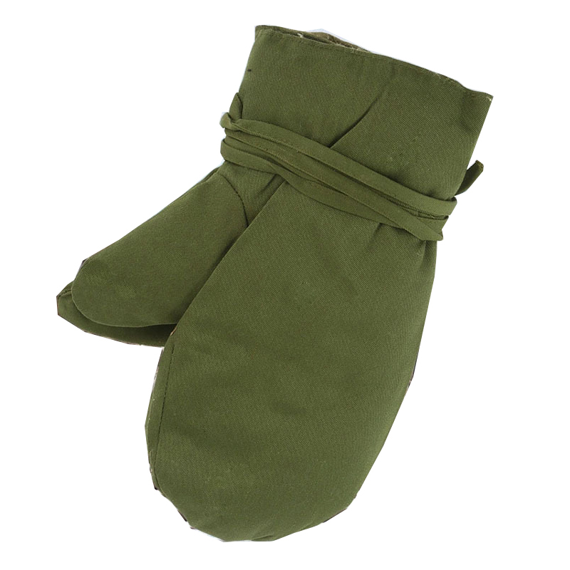 手套羊毛男冬老式正品军绿手闷加厚纯棉连指战术手套