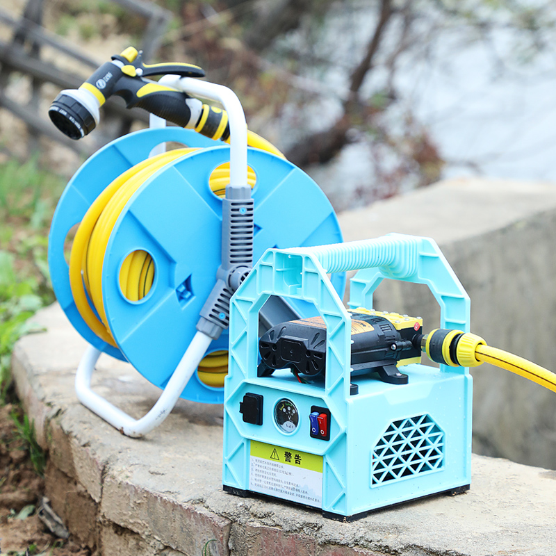 小型抽水机农用灌溉家用田园充电式自吸抽水水泵花园水泵