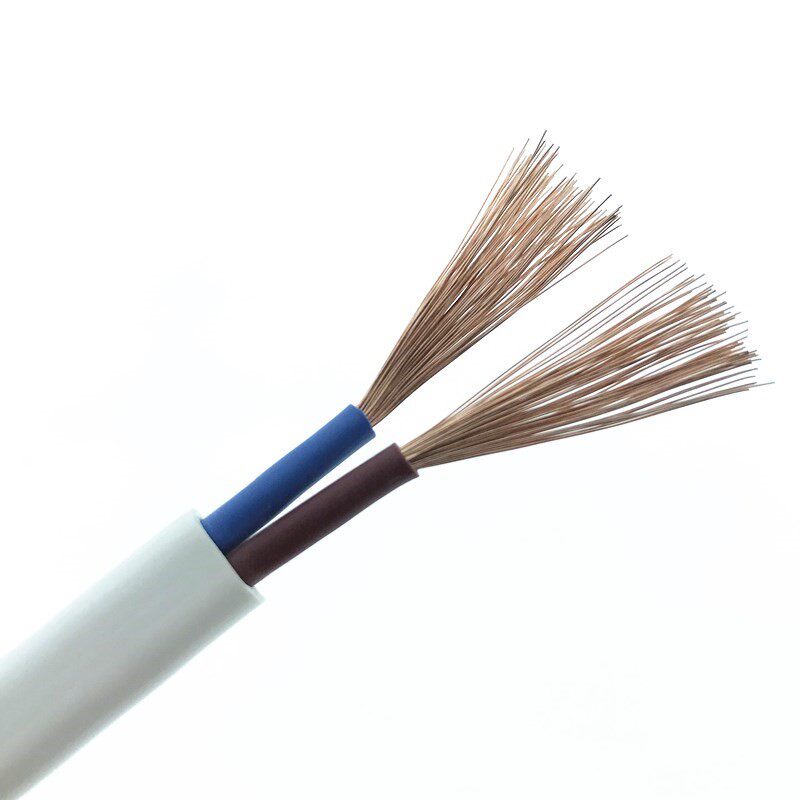新欣电览线软线纯铜户外电线防水晒冻家用线双芯铜心电线家用2.
