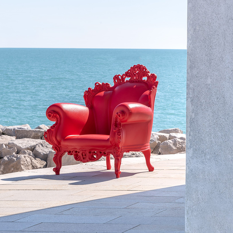 magisproust意大利进口复古扶手休闲椅巴洛克经典户外休闲椅