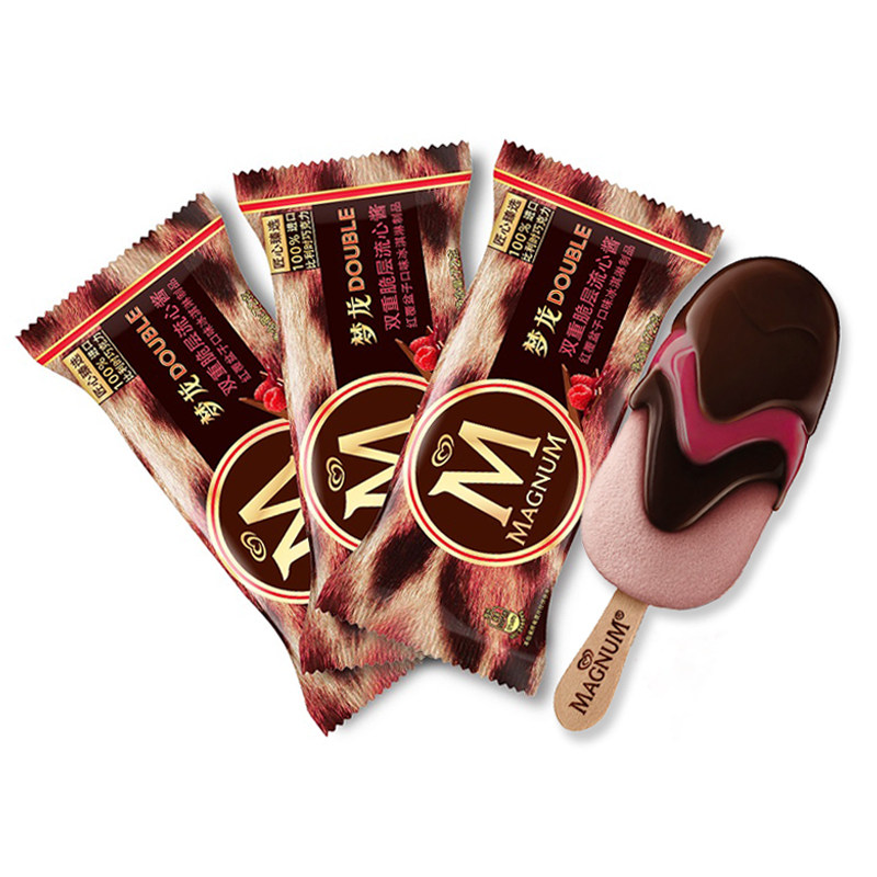 21支梦龙magnum巧克力脆皮网红冰淇淋红覆盆子双重冰淇淋