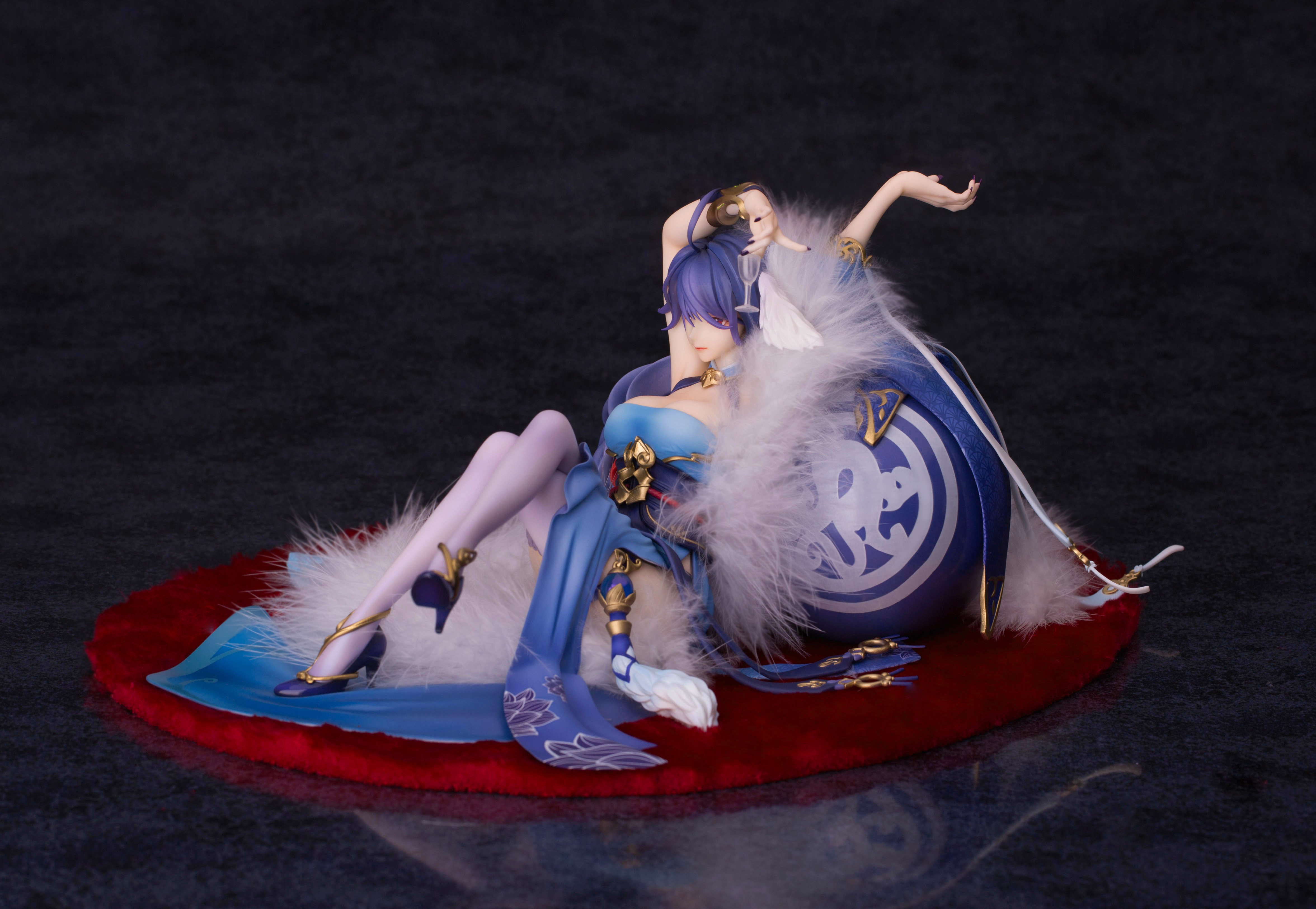 手办蓝影镜叔myethos狐妖小红红娘涂山雅雅躺卧手办