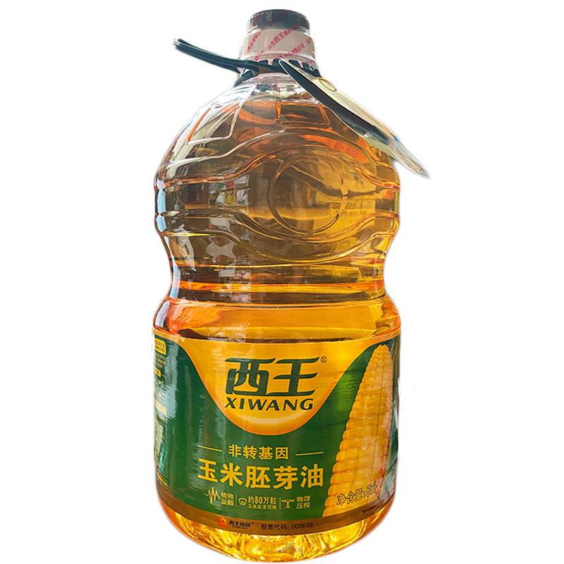 西王玉米胚芽5l转基因物理压榨植物淄醇家用玉米油