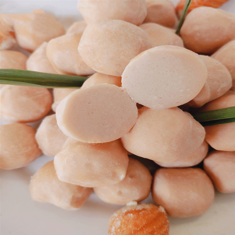 丸子安井虾丸实心火锅红色鱼丸麻辣烫关东串串鱼丸