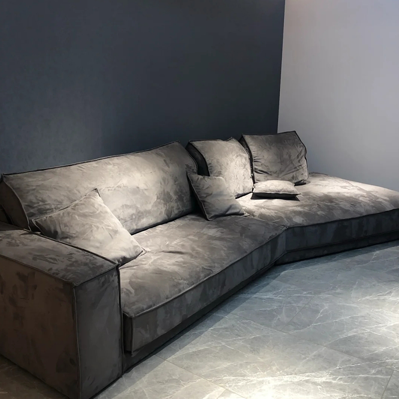 baxter布达佩斯沙发意式简风磨砂真皮budapest别墅客厅布艺沙发