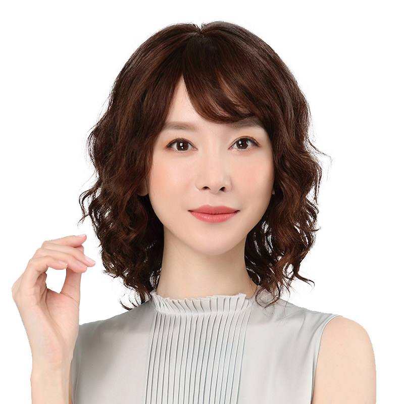 假发女中长发气质短卷发中年妈妈发型整顶假发