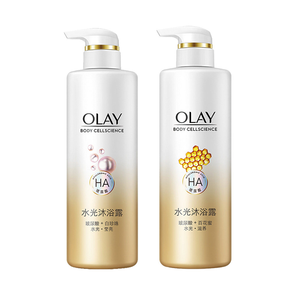 自营olay水光沐浴露沐浴乳女持久留男士保湿滋润沐浴露