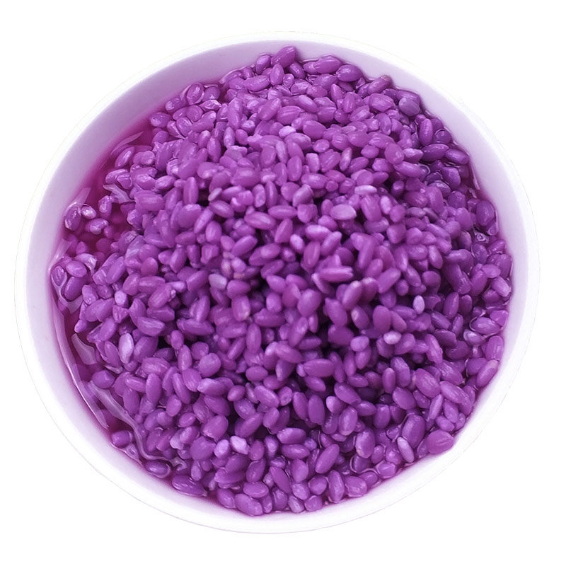 紫色糯米染色材料紫蓝草红兰草三月彩色植物糯米