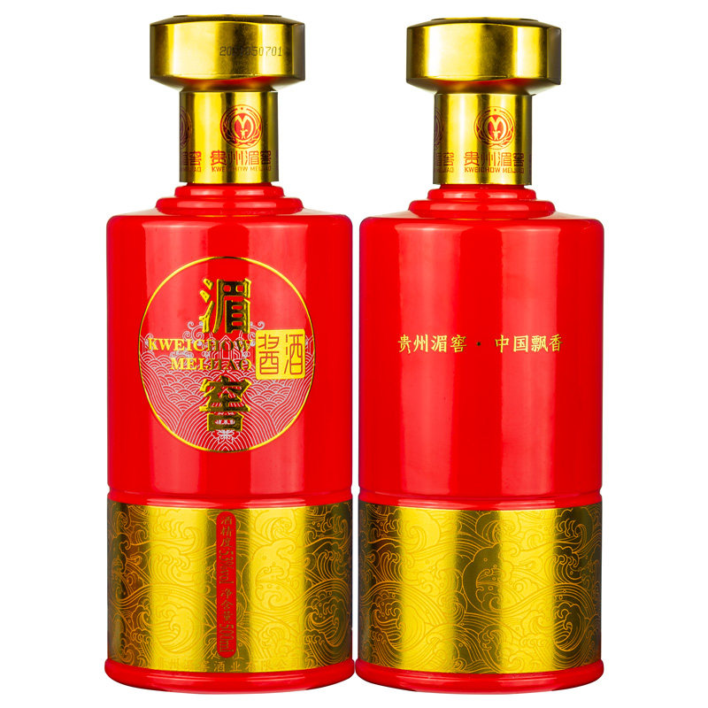湄窖贵州酱酒初心53度香型白酒送礼礼盒500ml国产白酒