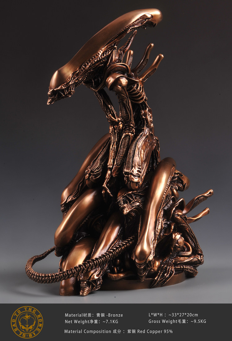 奥格瑞玛奇格avp铁血青铜竹谷隆之经典异形模型手办