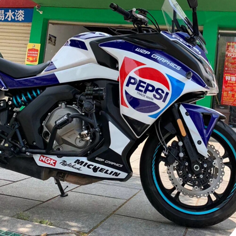 全车春风400gt650gt贴纸车衣改装贴花个性防水贴纸