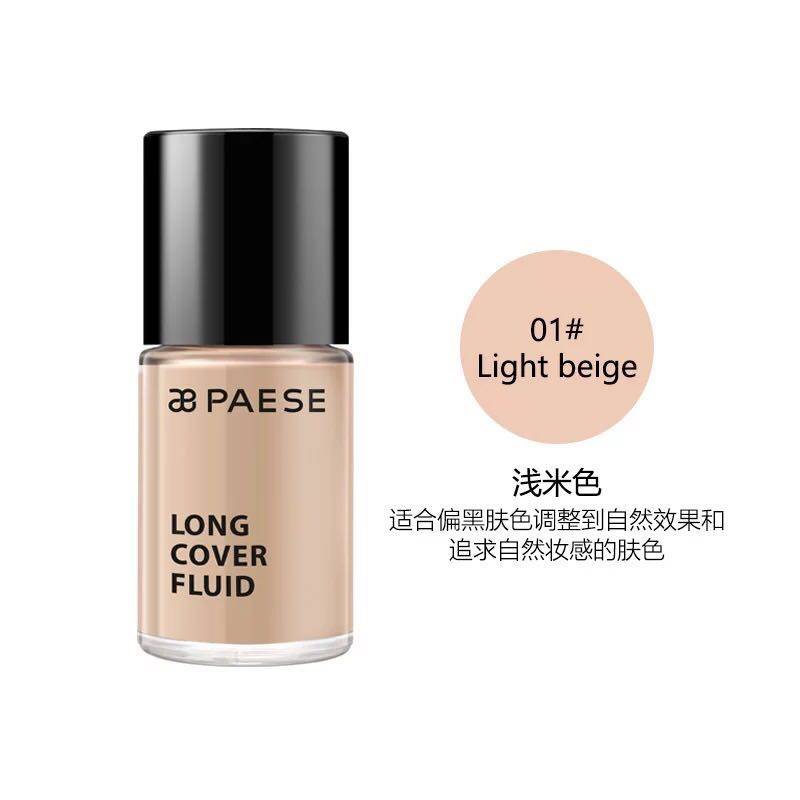 现货波兰paese派斯奶油长效持久粉底液裸妆轻薄粉底液