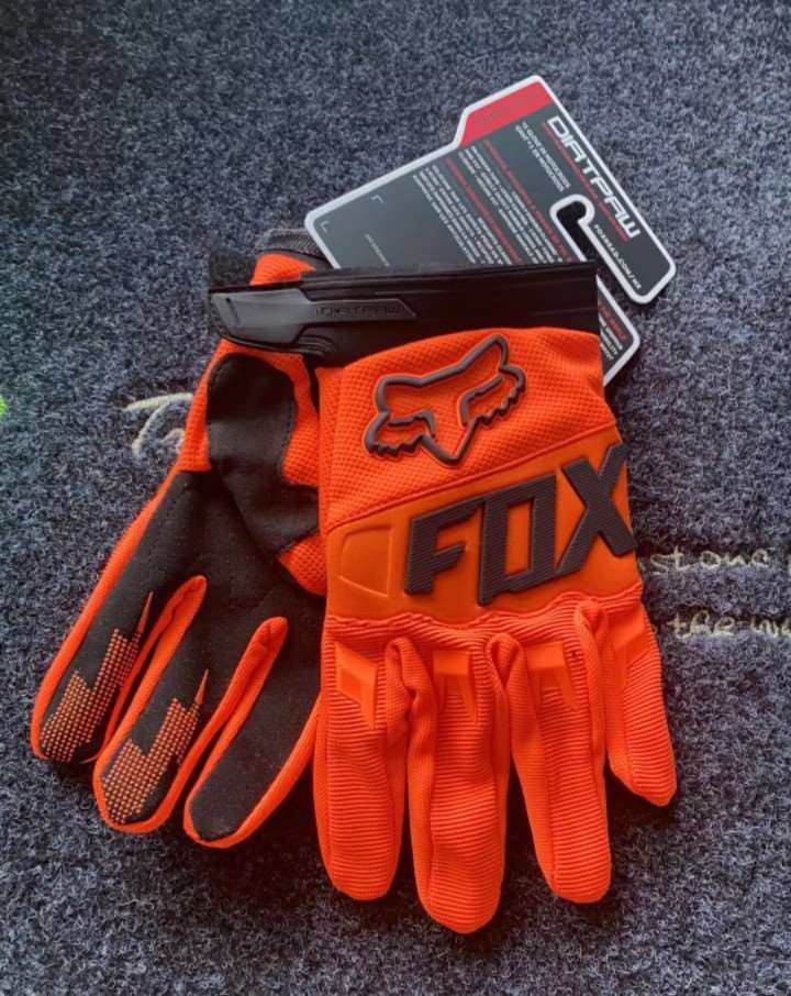 可触触屏48色fox摩托车越野电动自行车骑行防摔全指骑士手套