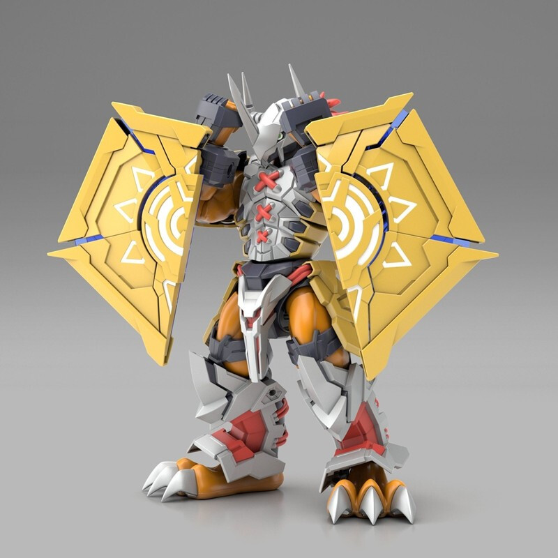万代figurerise数码宝贝拼装模型玩具20cmfr战斗暴龙兽