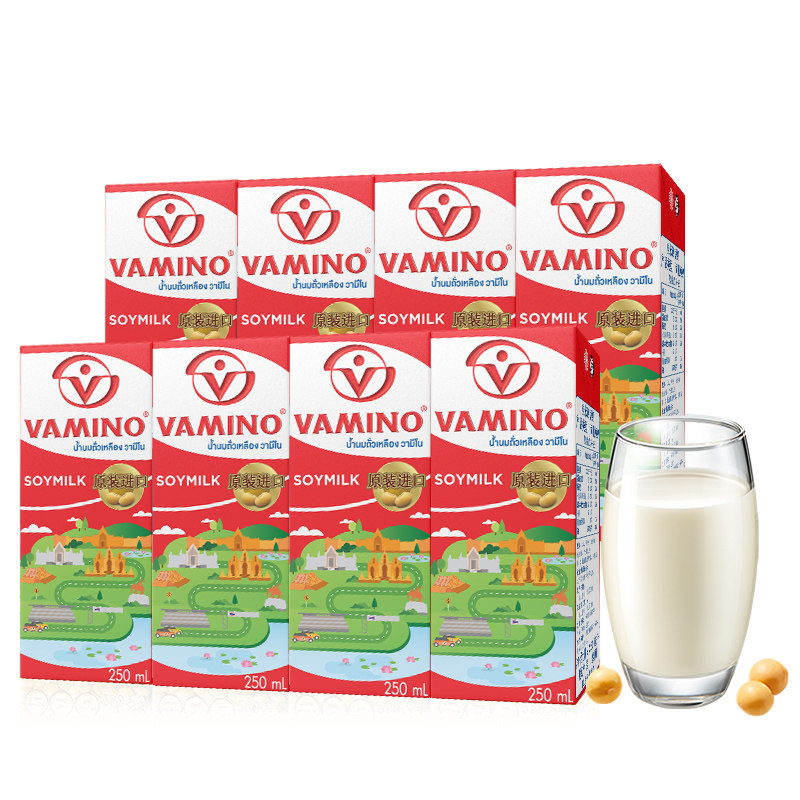 泰国进口vamino哇米诺豆奶早餐奶