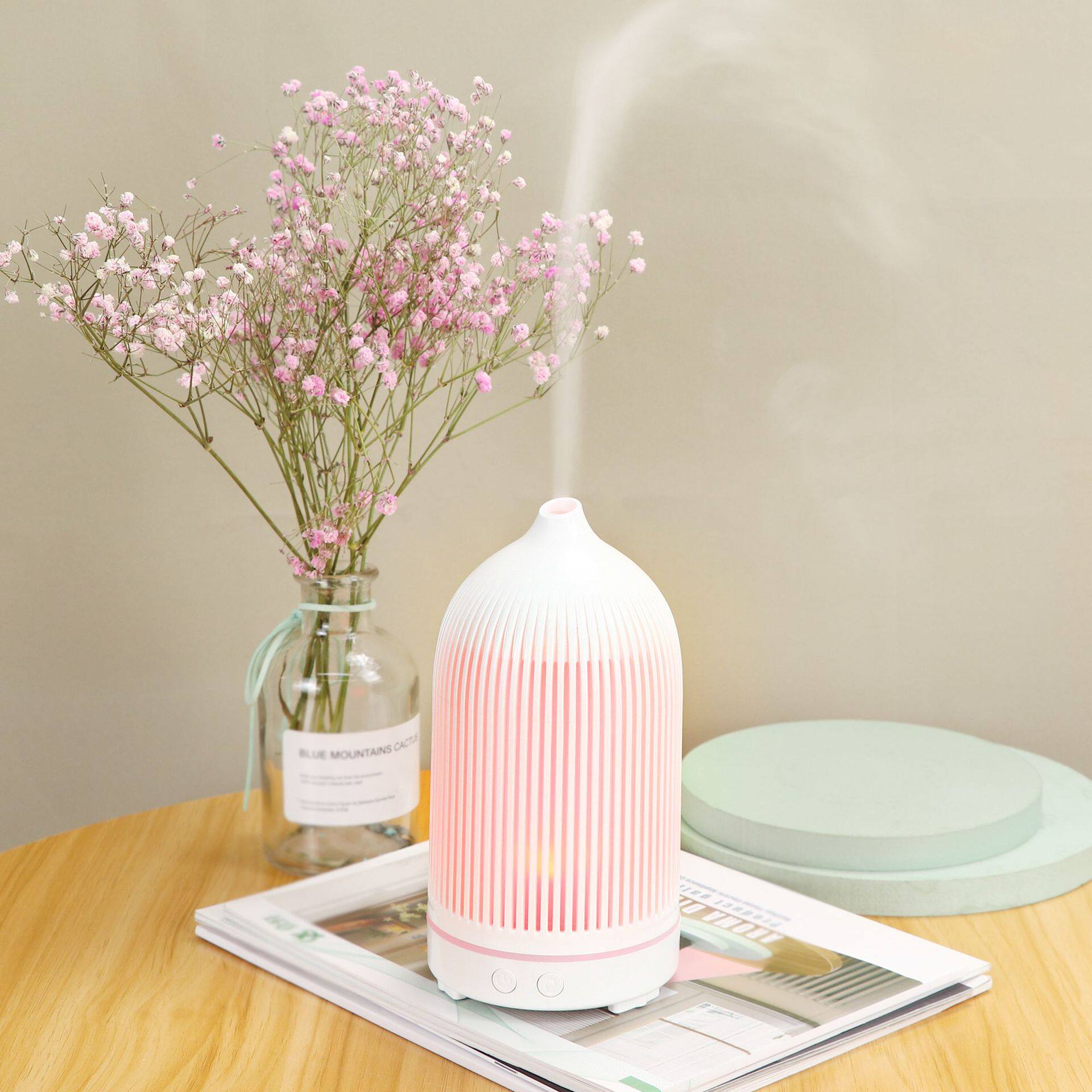 香薰机七彩香薰超声波雾化迷你桌面加湿器家用卧室香薰机