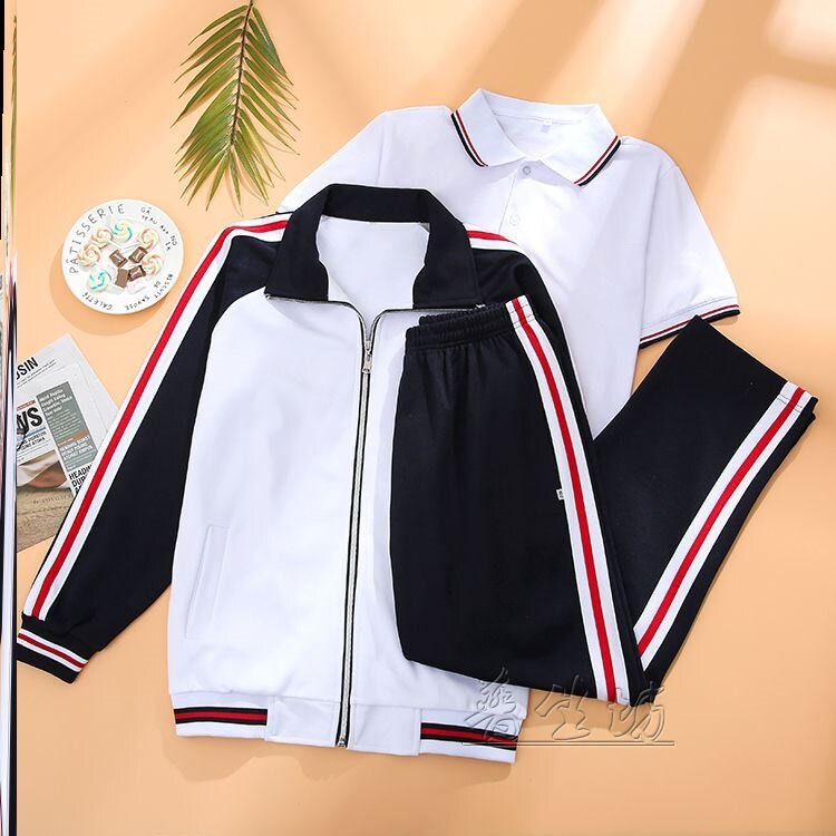 校服套装女汕尾中学生海陆丰新款冬款冬深蓝色一条裤子学生校服