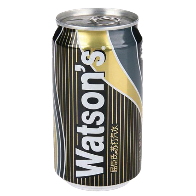 鸡尾酒辅料watsonsodawater屈臣氏苏打水330ml碳酸饮料