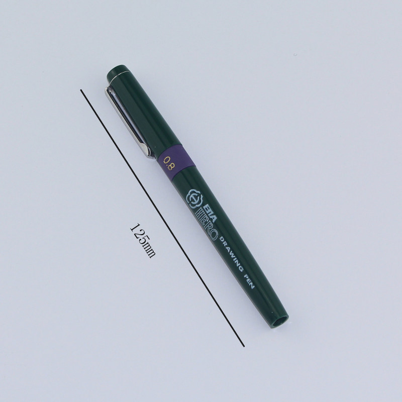 英雄手绘针管笔可加墨绘图笔学生用描边墨线笔建筑勾线笔针孔笔