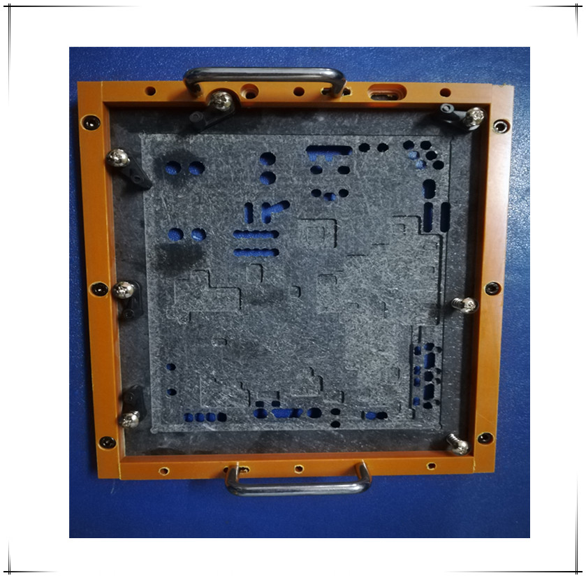 耐高温隔热板碳纤维板合成石波峰焊过锡炉载具冶具定做加工