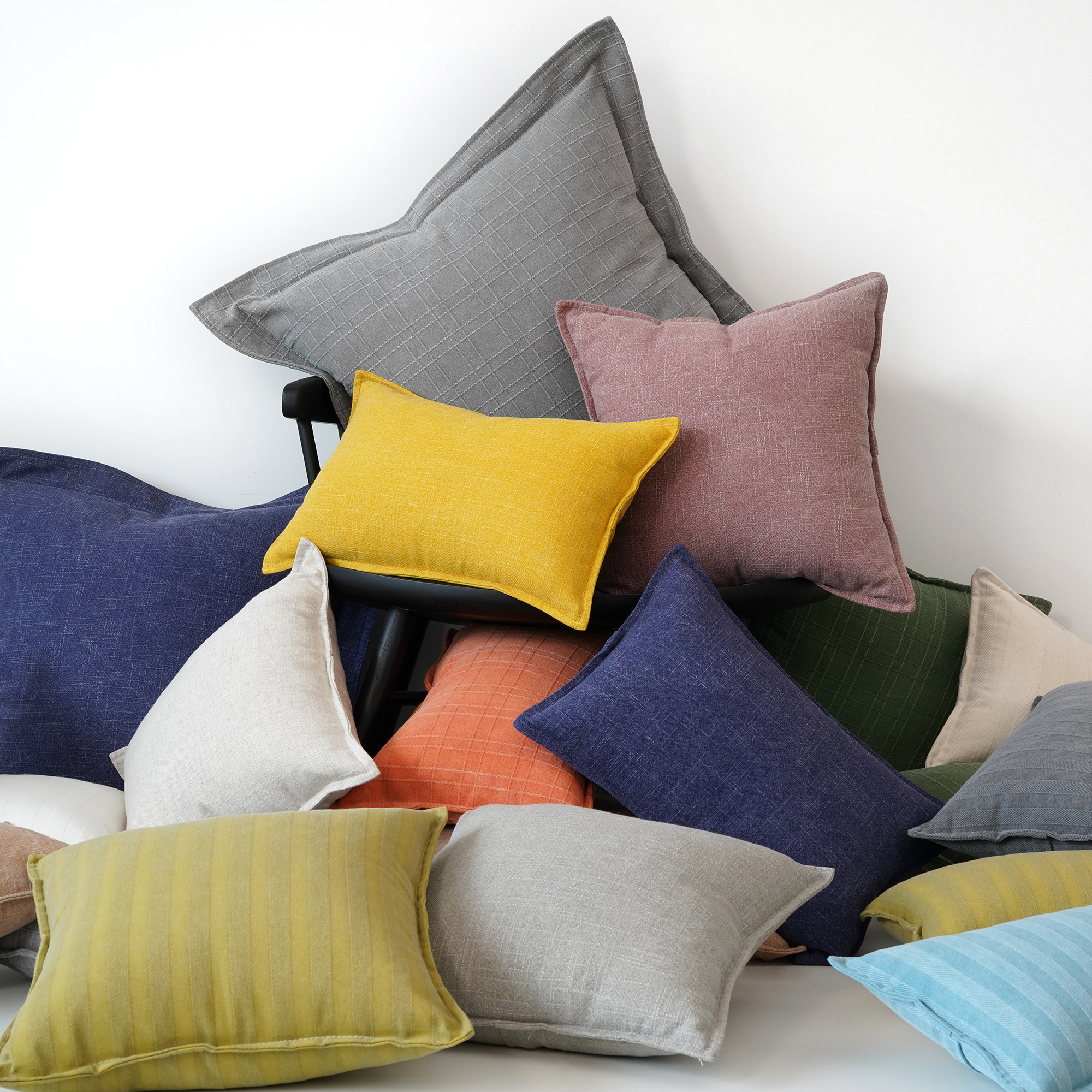 番茄抱枕靠垫包靠垫布艺设计棉麻1班园中幼稚园靠垫