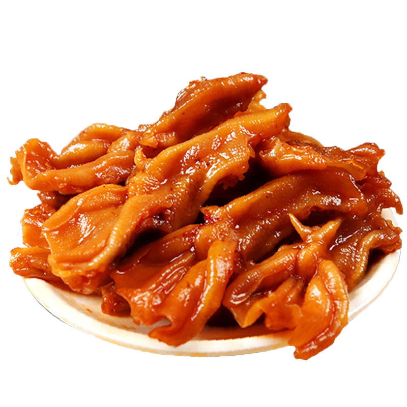 无骨鸭掌生鲜去骨即食舌味想酱香辣鸭爪温州鸭肉零食