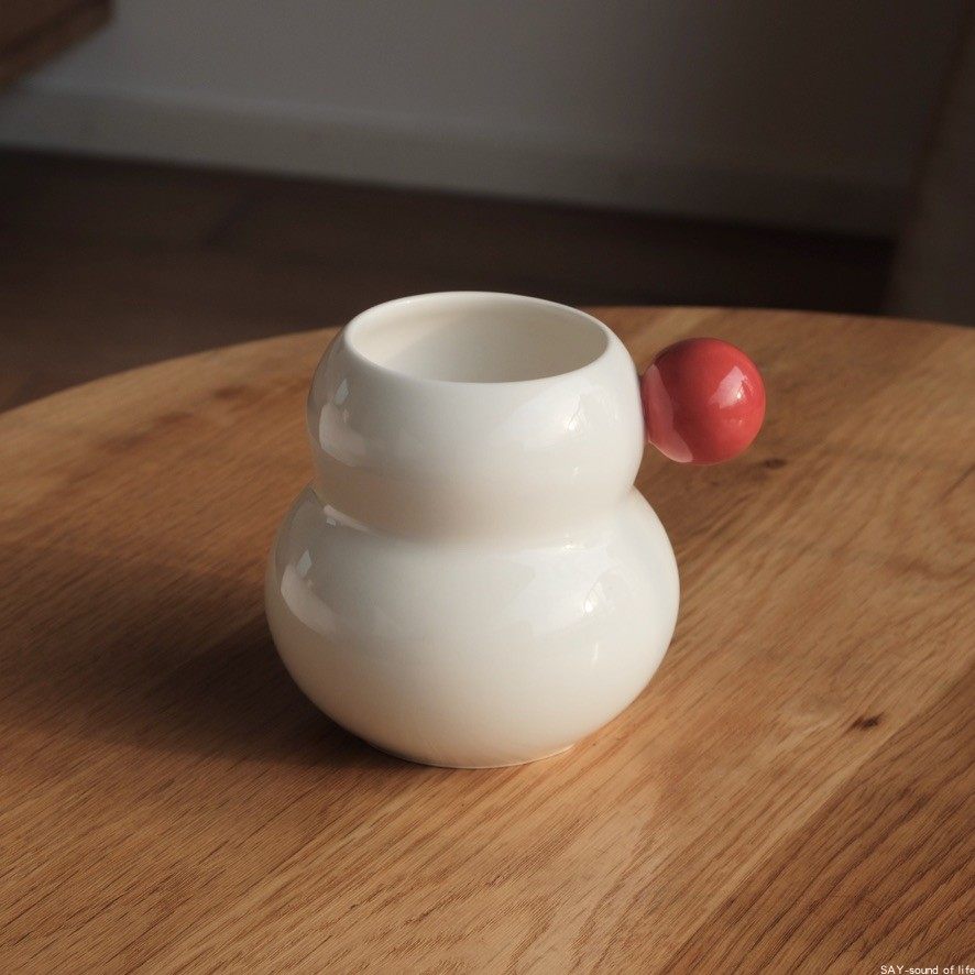 礼物雪人say葫芦水杯手作手绘陶瓷餐具sayone马克杯