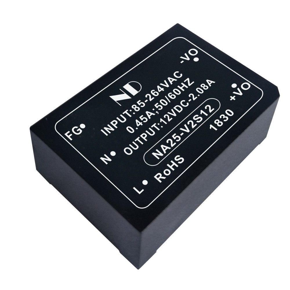 acdc电源模块5v5a12v2a24v1a25w高精度功率降压开关变换器热销电源