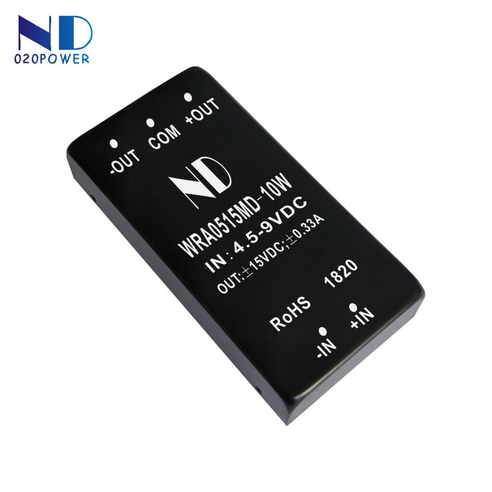 升压dcdc电源模块5v9v转正负5v12v15v5w10w高精度隔离稳压变换器