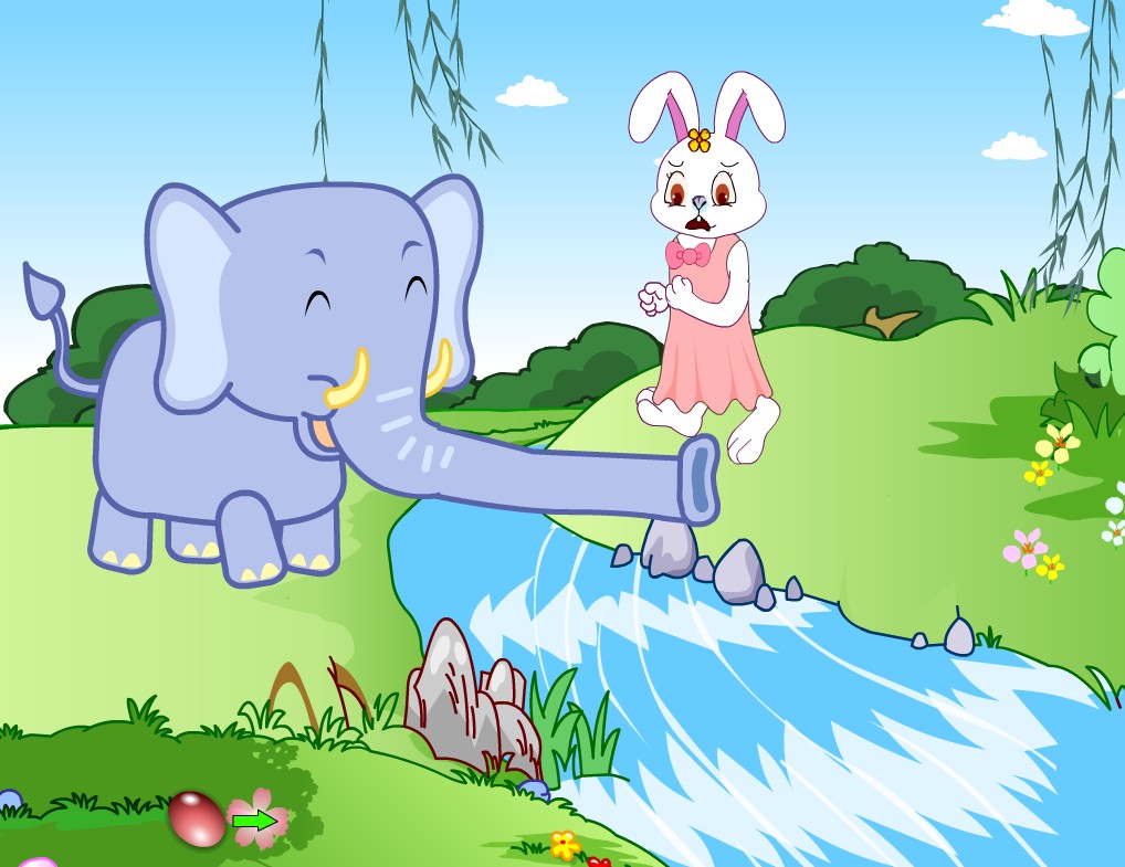 flash动画大赛作品大象小兔flash