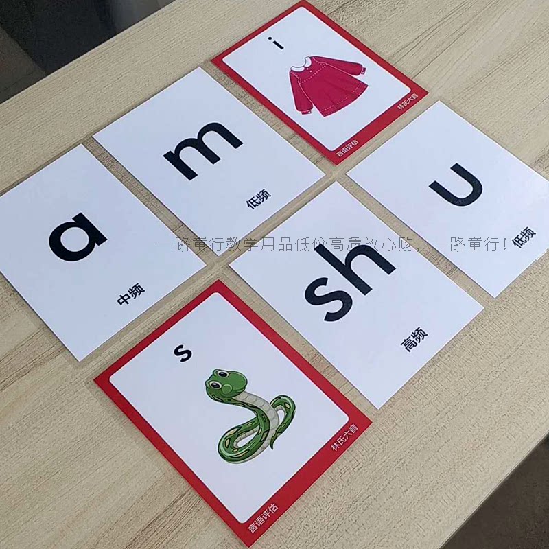 卡片林氏六音发音自闭症儿童语言康复迟缓听障玩具挂图