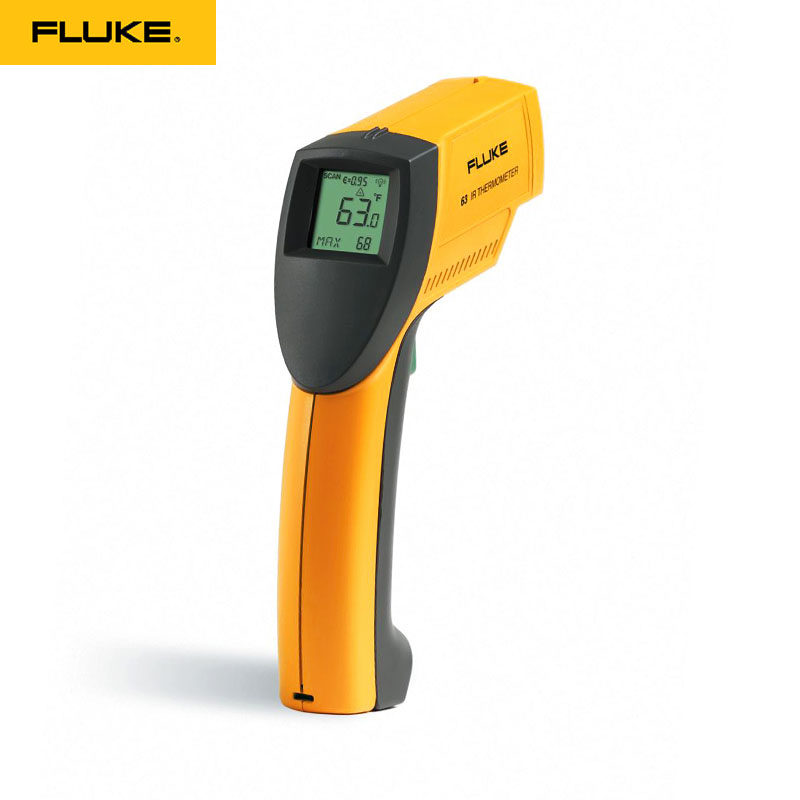 fluke福禄克f63手持红外线测温仪可调发射率高精度测温测温仪