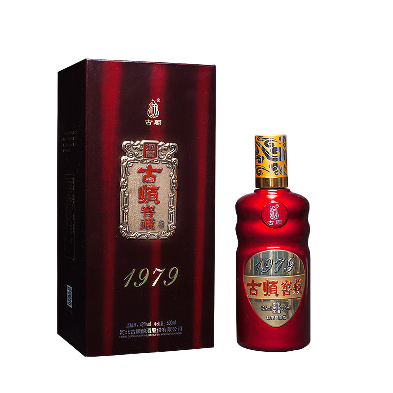 古顺窖藏197942度500ml4瓶整箱浓香香型粮食白酒
